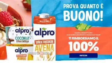 Cashback Alpro: rimborso 100% di 2 confezioni