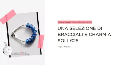 Charm e Bracciali Pandora in offerta a soli 25 euro