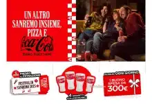 Concorso Coca Cola: vinci Sanremo, Tv Samsung, Buoni spesa da 300€