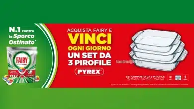 Concorso Fairy: vinci set pirofile Pyrex