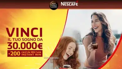 Concorso Nescafé Dolce Gusto "Vinci il tuo sogno"