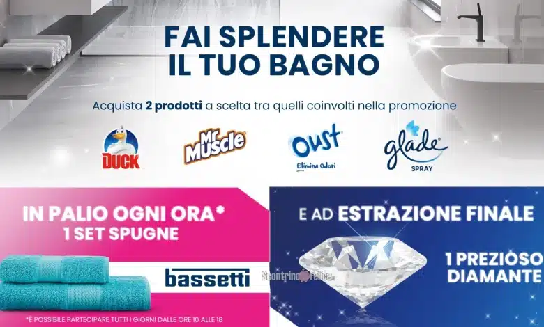 Concorso Oust, Glade, Duck, Mr Muscle Fai splendere il tuo bagno