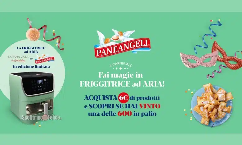 Concorso Paneangeli e Cameo: vinci 600 friggitrici ad aria