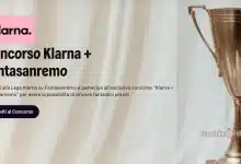 Concorso gratuito Klarna FantaSanremo 2025