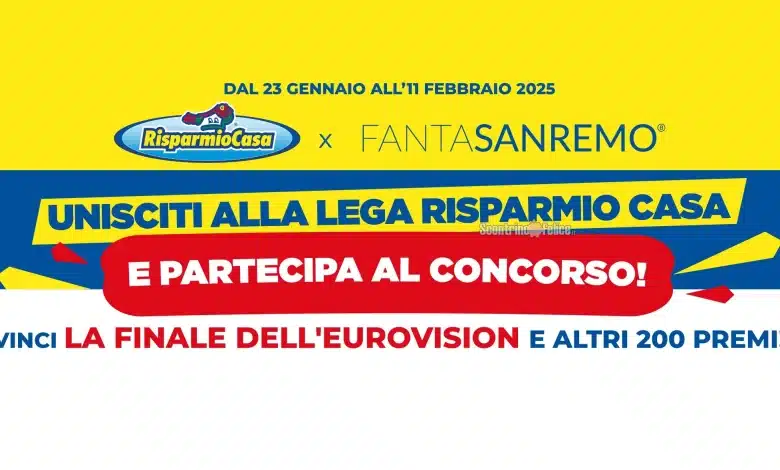 Concorso gratuito Risparmio Casa Fantasanremo 2025