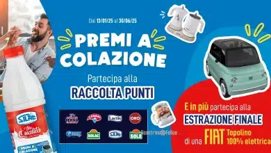 Raccolta punti Premi a Colazione latte Berna, Carnini, Lactis, Oro, Latterie Friulane, Solac, Silac, Sole