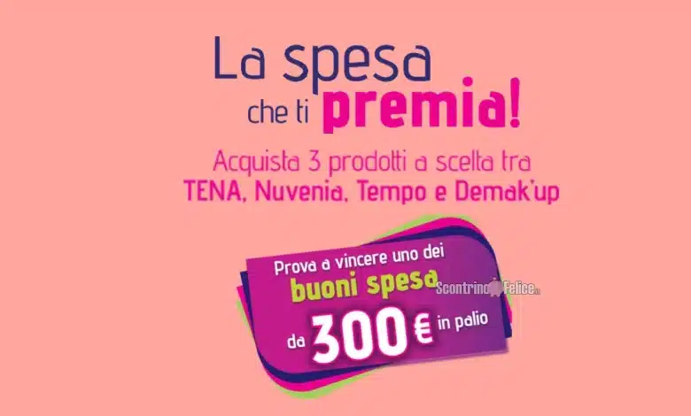 Concorso Tempo, Nuvenia, Tena, Demak'up "La Spesa che ti premia" 2025