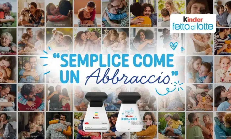 concorso gratuito Kinder Fetta al Latte "Semplice Come Un Abbraccio" 2025