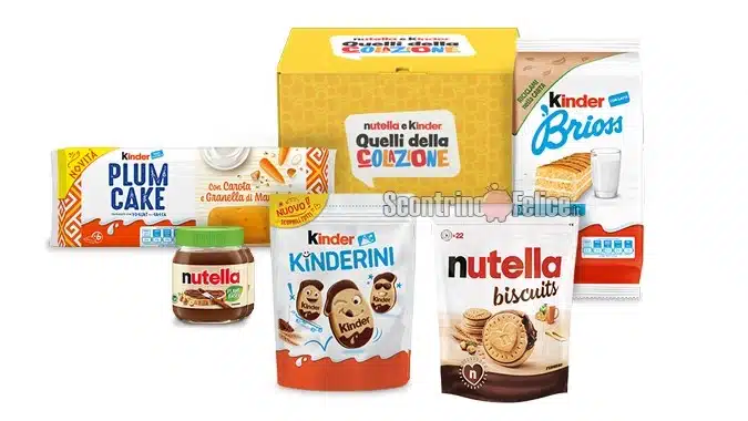 Concorso Nutella e Kinder "Quelli della colazione in missione": vinci prodotti, felpe e cappellini 1