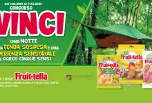 Concorso Fruittella: vinci una notte in una tenda sospesa