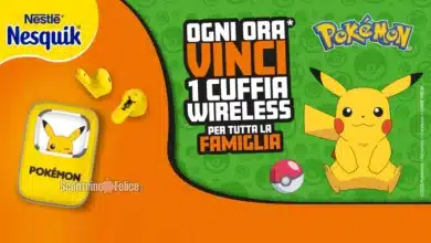 Concorso Nesquik: vinci cuffiette wireless Pokemon Pikachu