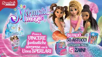 Concorso uova di Pasqua Mermaid Magic Sperlari: vinci astucci e zaini