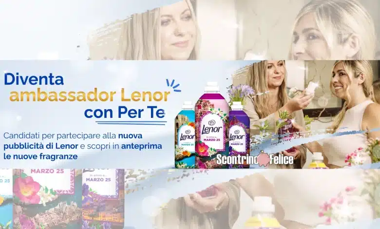 Diventa Ambassador Lenor: partecipa alla nuova pubblicità