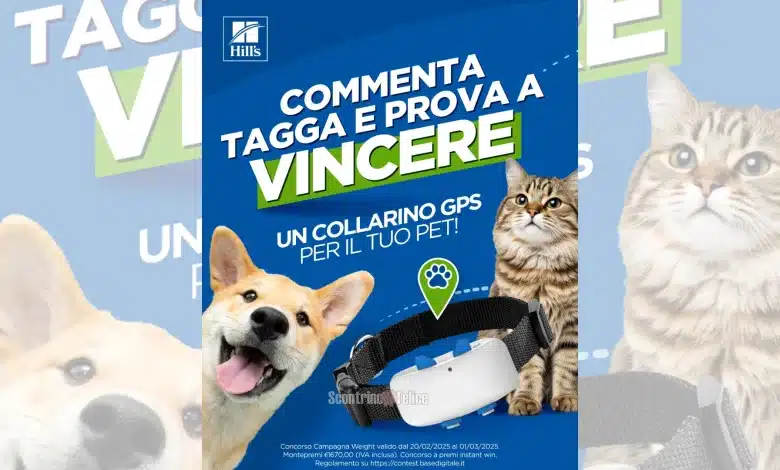 Giveaway Hill's: vinci collarino GPS per il tuo pet