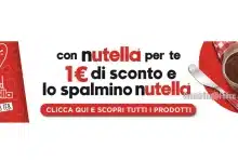 Omaggio Nutella Spalmino da Esselunga