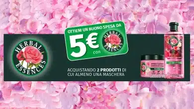 Premio certo Herbal Essences: ricevi un buono spesa da 5 euro