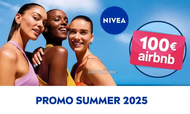 Concorso Nivea: vinci buoni Airbnb da 100 euro