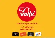 Concorso Vallè: vinci ogni giorno 1 shopping card da 50 euro