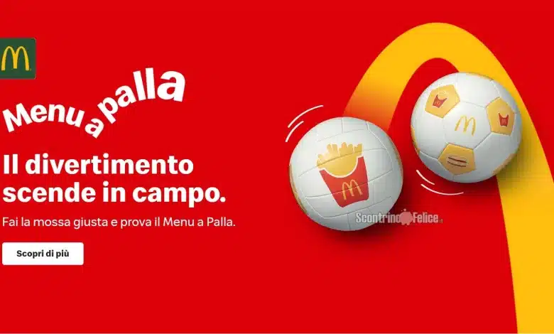 Pallone McDonald's "Menu a Palla": scopri come averlo