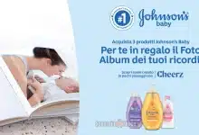 Premio Certo Johnson's Baby: ricevi un foto album Cheerz