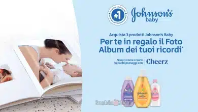 Premio Certo Johnson's Baby: ricevi un foto album Cheerz