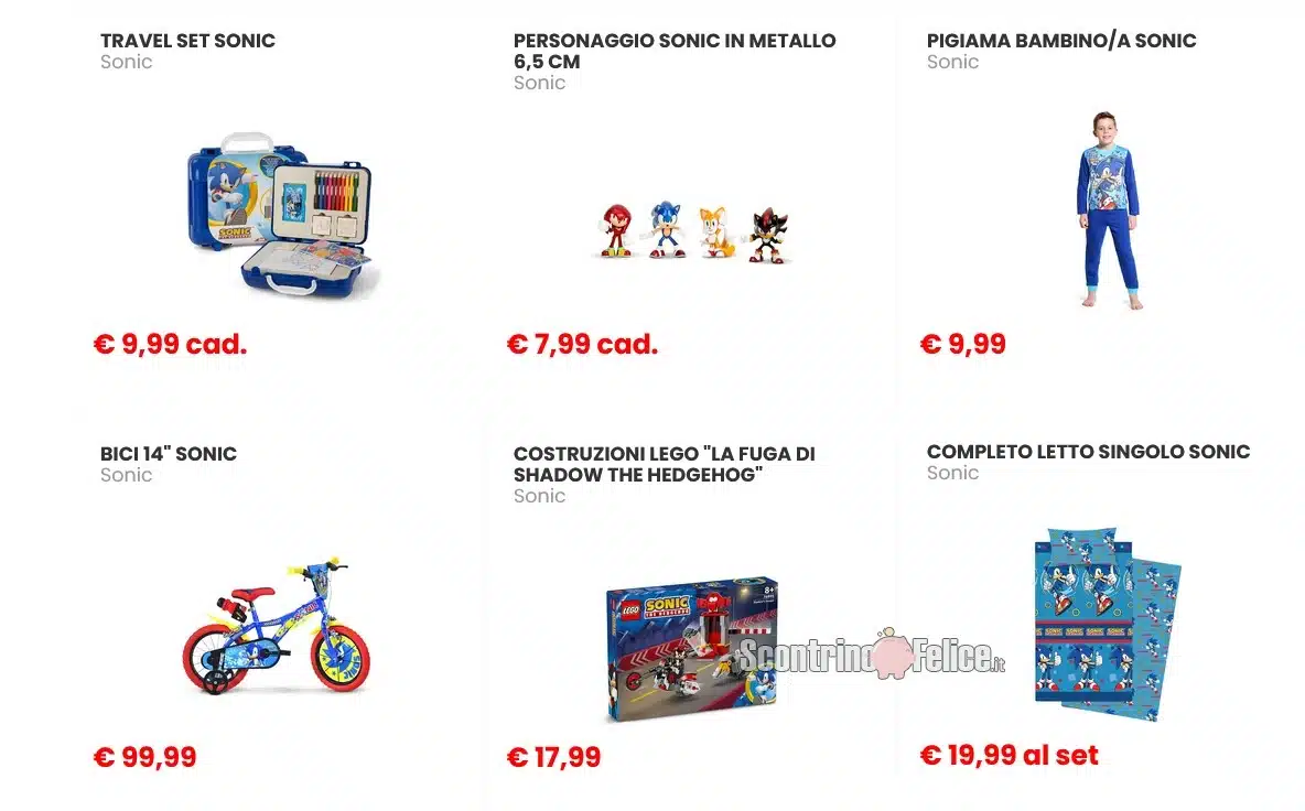 Macchinine Sonic in regalo da Eurospin: scoprile tutte 2