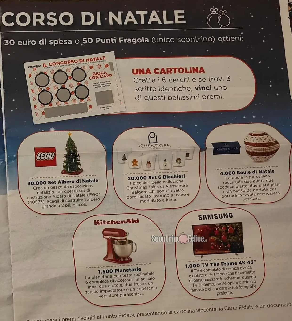 Concorso Esselunga Natale 2024: vinci 5 anni di spesa e tantissimi premi 2