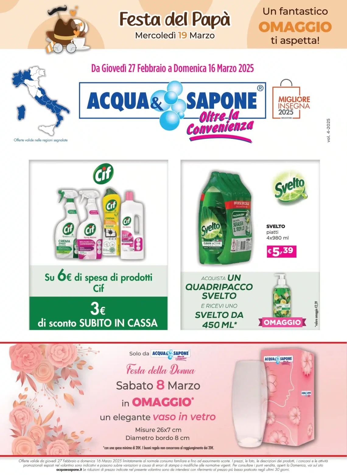 Anteprima Nuovo volantino Acqua e Sapone dal 27 febbraio al 16 marzo 2025